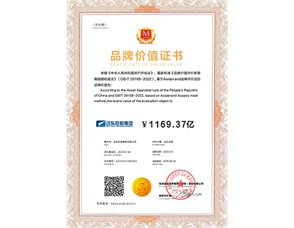 Brand value certificate 108.819 billion